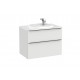 Conjunto mueble 2 cajones + lavabo FINECERAMIC® Beyond  800 mm - ROCA