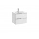 Pack Unik mueble base de dos cajones + lavabo central THE GAP - ROCA