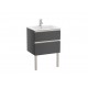 Pack Unik mueble base de dos cajones + lavabo central THE GAP - ROCA