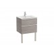 Pack Unik mueble base de dos cajones + lavabo central THE GAP - ROCA