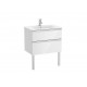 Pack Unik mueble base de dos cajones + lavabo central THE GAP - ROCA