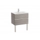 Pack Unik mueble base de dos cajones + lavabo central THE GAP - ROCA