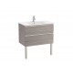 Pack Unik mueble base de dos cajones + lavabo central THE GAP - ROCA