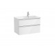 Pack Unik mueble base de 2 cajones + lavabo THE GAP - ROCA