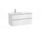 Pack Unik mueble base de 2 cajones + lavabo THE GAP - ROCA