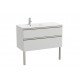 Pack Unik mueble base de 2 cajones + lavabo THE GAP - ROCA