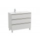 Pack Unik mueble de 3 cajones + lavabo a la izquierda THE GAP - ROCA