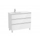 Pack Unik mueble de 3 cajones + lavabo a la izquierda THE GAP - ROCA