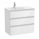 Pack Unik mueble base de 3 cajones + lavabo THE GAP - ROCA