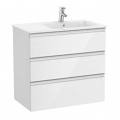 Pack Unik mueble base de 3 cajones + lavabo THE GAP - ROCA