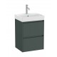 Pack Unik mueble base compacto de 2 cajones + lavabo ONA - ROCA