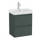 Pack Unik mueble base compacto de 2 cajones + lavabo ONA - ROCA