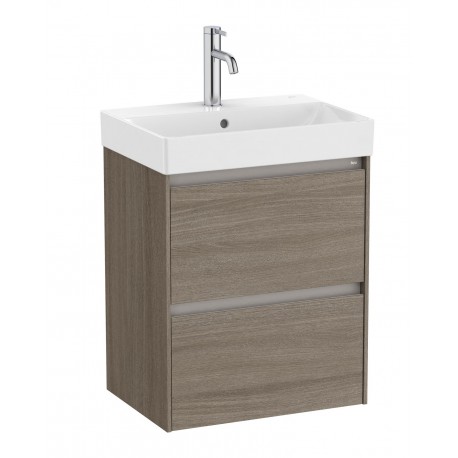 Pack Unik mueble base compacto de 2 cajones + lavabo ONA - ROCA