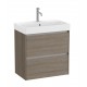 Pack Unik mueble base compacto de 2 cajones + lavabo ONA - ROCA