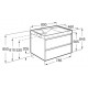 Pack Unik mueble de 2 cajones + lavabo ONA - ROCA