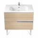 Pack Unik mueble base + lavabo VICTORIA-N - ROCA