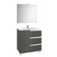 Pack Family mueble base + lavabo + espejo con aplique LED VICTORIA-N - ROCA