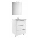 Pack Family mueble base + lavabo + espejo con aplique LED VICTORIA-N - ROCA