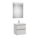 Pack mueble compacto de 2 cajones + lavabo + espejo LED THE GAP - ROCA