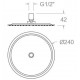 Rociador de ducha circular RP240 - RAMÓN SOLER