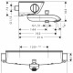 Grifo de bañera termostático Ecostat Select - HANSGROHE