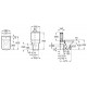 Inodoro completo con salida dual para inodoro de tanque bajo DAMA - ROCA