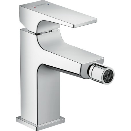 Grifo de bidé monomando con vaciador Push-Open METROPOL - HANSGROHE