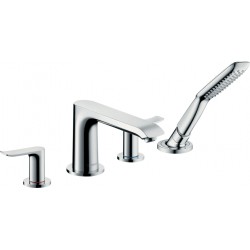 Grifo de 4 agujeros para borde de bañera METRIS - HANSGROHE