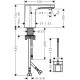 Grifo de lavabo electrónico con regulación de temperatura VERNIS BLEND - HANSGROHE