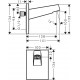 Conexión de pared para ducha fija 260 PULSIFY - HANSGROHE