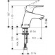 Grifo de una sola agua 70 sin vaciador FOCUS - HANSGROHE