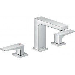 Grifo de lavabo 110 de 3 agujeros Push-Open METROPOL - HANSGROHE