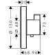 Termostato empotrado de gran caudal ShowerSelect S - HANSGROHE