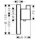 Termostato empotrado de gran caudal con llave de paso ShowerSelect S - HANSGROHE