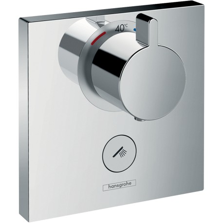 Termostato empotrado de gran caudal con llave de paso ShowerSelect - HANSGROHE