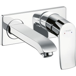 Grifo de lavabo monomando empotrado con caño de 165 mm METRIS - HANSGROHE