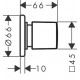 Llave de paso E empotrada METRIS - HANSGROHE