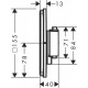 Termostato empotrado para 2 funciones ShowerSelect Comfort E - HANSGROHE