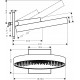 Ducha fija 360 1jet PowderRain RAINFINITY - HANSGROHE