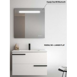 Pack mueble + lavabo + espejo Bluetooth SCALA - VISOBATH