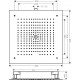 Ducha fija 400x400 mm 1jet RAINDANCE E - HANSGROHE