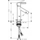 Grifo de lavabo monomando 100 con manecilla y vaciador AXOR Starck - HANSGROHE